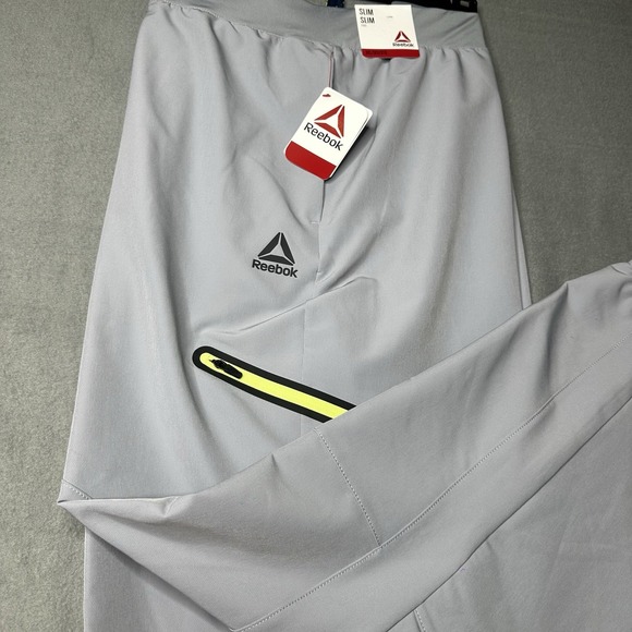 REEBOK‎ Men's Size XL Infinity Woven Jogger Sweatpants Pants 3xl Sleet - Picture 1 of 13